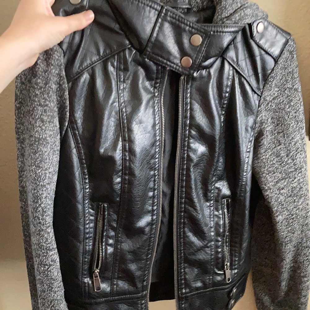 Black and white jacket